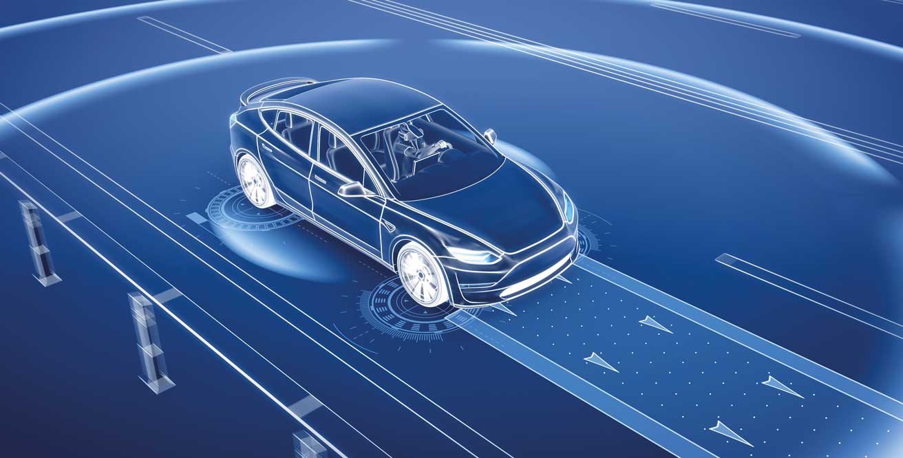 Radarsensor in Autoscheinwerfer schafft Platz im Fahrzeug